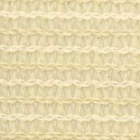 Eden's Decor Straight Flat-Edged Sun Shade Sail Rectangular 4' x 7' Beige UV-Blocking Outdoor Canopy Fabric Cloth Awning for Pergola Patio Garden Backyard Custom Size