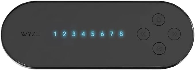 Wyze WSPRK1 Smart Controller, Smart Sprinkler Timer with EPA Watersense, 8-Zone WiFi (1 Year of Automatic Weather-Based Watering with Sprinkler Plus Included), Black