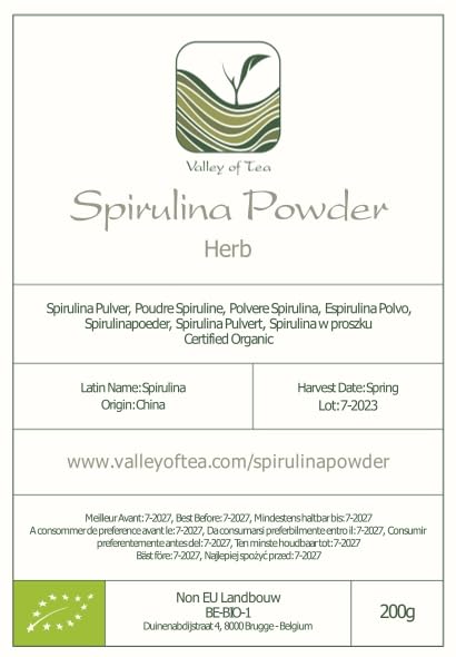 Valley of Tea Spirulina Powder Algae