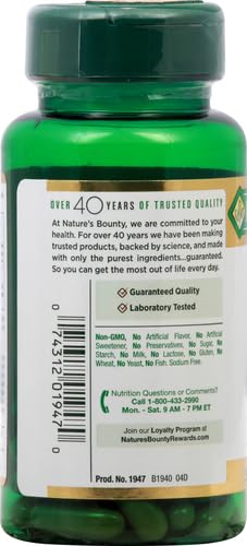 Nature's Bounty Milk Thistle, Herbal Health 1000 mg, 50 Ct