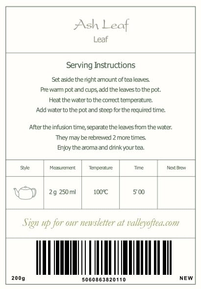 Ash Leaf Herbal Tea