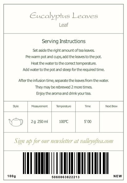 Eucalyptus Organic Loose Tea Leaves