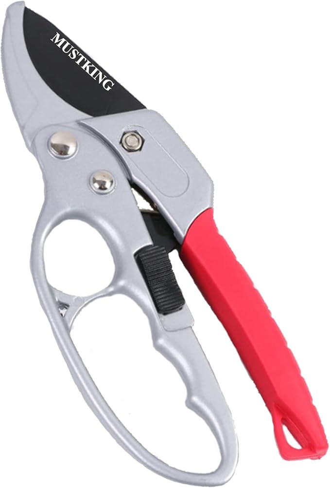 Garden Clippers, Premium Germany Pruners, Work 3 Times Easier, Professional Pruning Shears, Cutting Rose, Flower, Hedge, Stem, Sharp Scissors Gardening Tools, Arthritis Weak Hand Snips