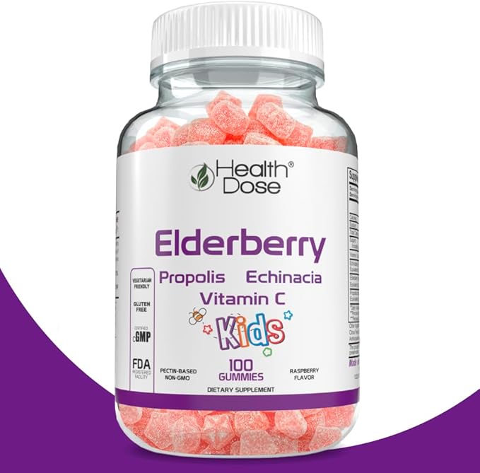 Elderberry Sambucus Gummy Vitamins Kids 100 2