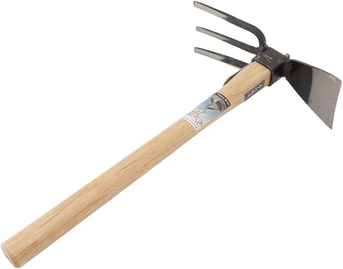 Japanese Craftsmanship Garden Hoe and Cultivator Hand Tiller