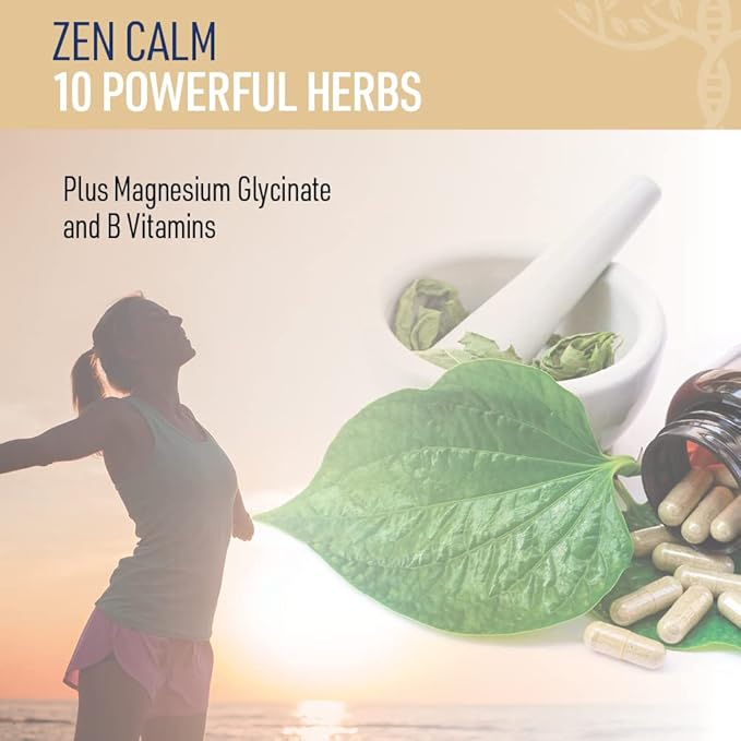 Zen Calm Organic Adaptogenic Herbs (60 Veggie