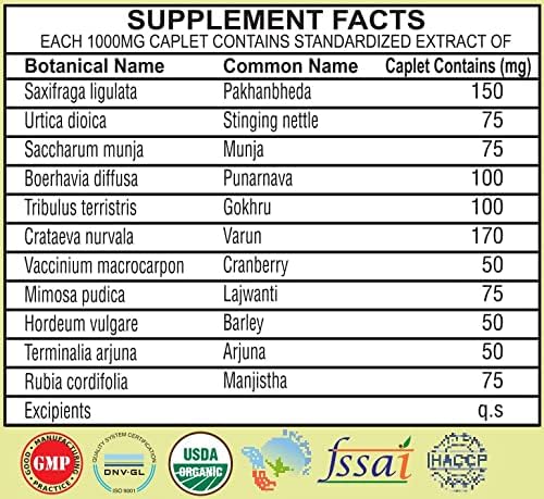 Kidney Support Herbal Supplement 1000 MG