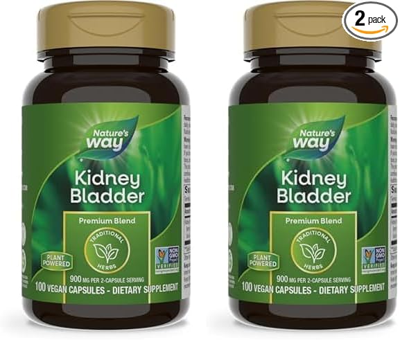 Nature's Way Kidney Bladder, Traditional Herbs 900mg Per 100 Vegan 2)