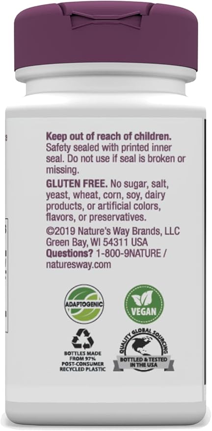 Nature's Way, Premium Herbal Asian Ginseng, 60 Capsules
