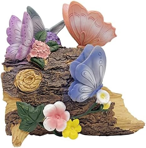 Butterfly Statues Garden Decoration Gutter Downspout Extension Statues,Resin Statue Outdoor Decor,Animal Downspout Diverter,Decorative Gutter Extension,3"×3" Downspout Extender Diverter Splash Block