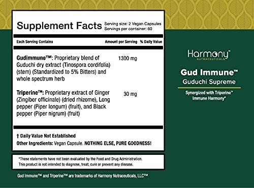 Guduchi Supreme, Highest Potency, Dr. Gumman's 120 Vegan