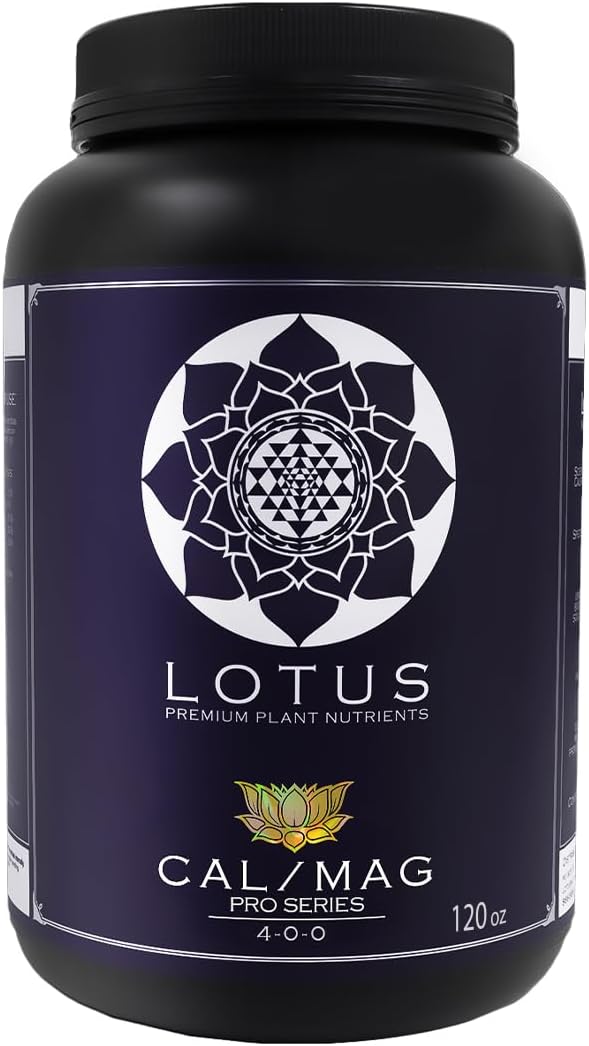 120oz Cal-Mag Supplement for Enhanced Plant Growth - Naturally Derived Premium Powdered Nutrient with Calcium and Magnesium for Soil, Hydroponic, and Coco Coir - Lotus Nutrients for Indoor and Outdoor