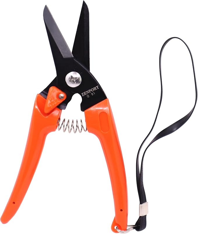 Zenport Q91-10PK of Pruners, Zen-Magic, Ultra Twig and Hoof Trimming Shear, Twin-Blade, 7.5-Inch Long, 10-Pack