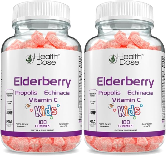 Elderberry Sambucus Gummy Vitamins Kids 100 2