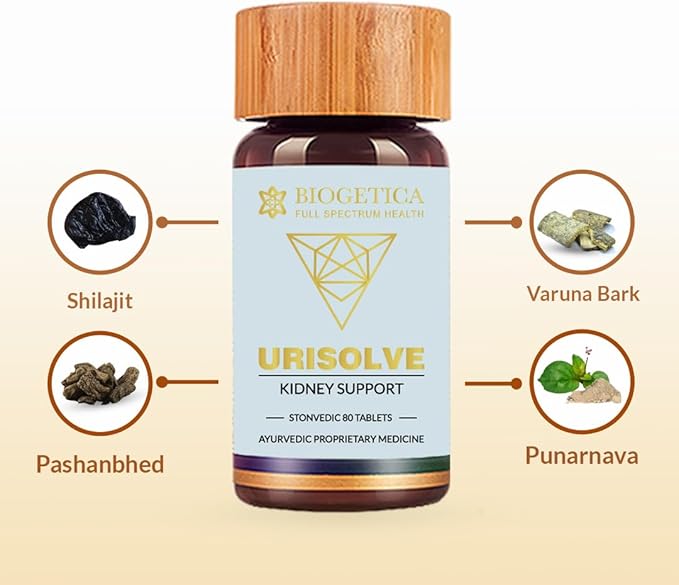 Urisolve Kidney Care Herbal Supplement 100% Vegan 80 Tablets