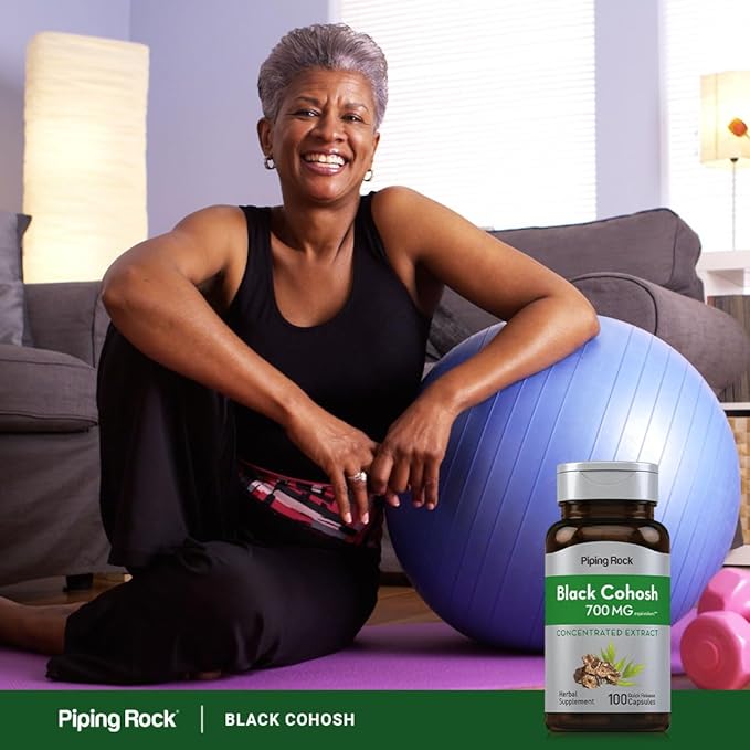 Piping Rock Black Cohosh Root Herb 700 mg 100 Capsules