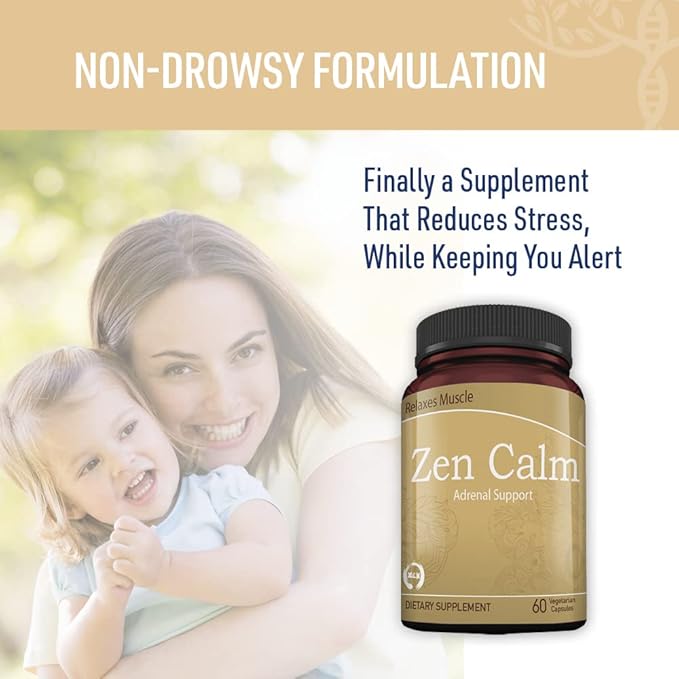 Zen Calm Organic Adaptogenic Herbs (60 Veggie