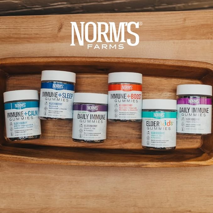 Norm's Farms Daily Immune and ElderKids 120 Gummies