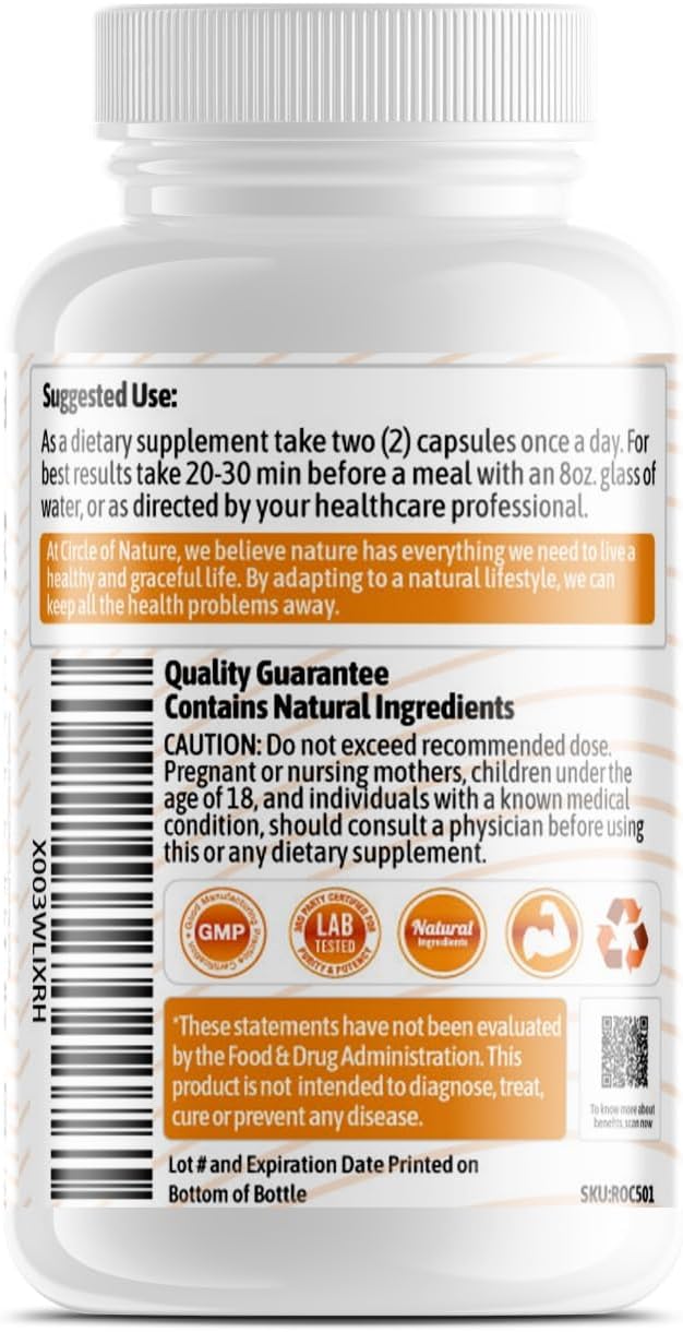 Men's Supplement with Horny Goat Weed, 9 Herbs, 60 Capsules