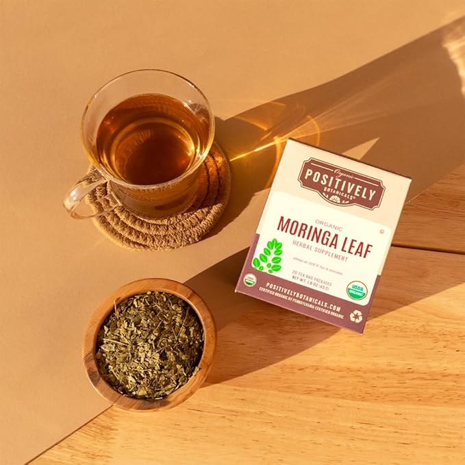 Organic Positively Botanicals Company, Moringa Leaf, 4 Ounce