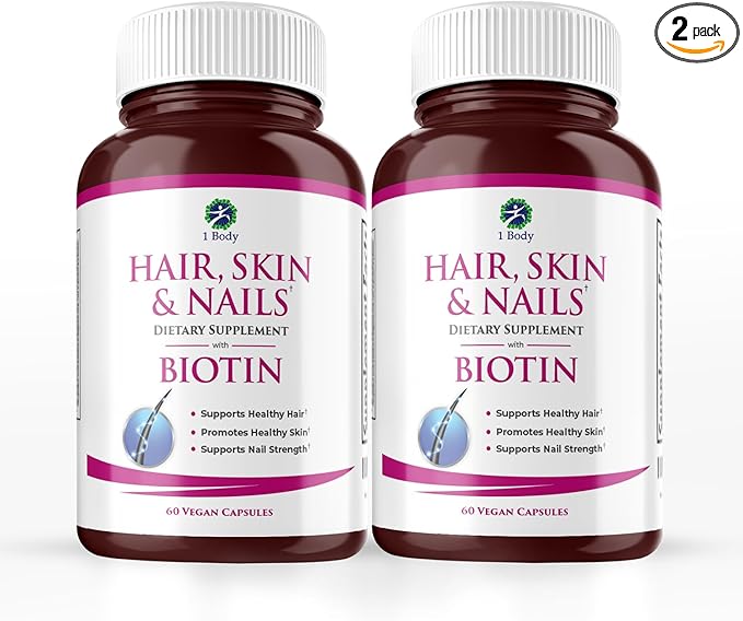 Hair Skin and Nails Vitamins 2 Pack 25 Other