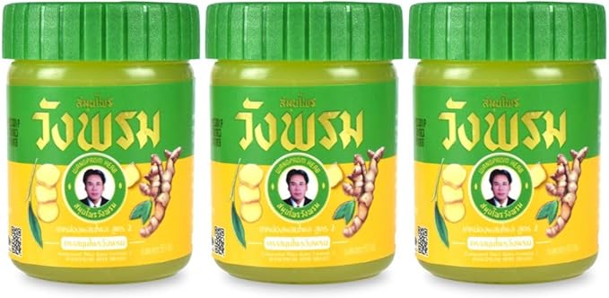 Herbal Balm-Pain Relief Balm for Muscles, 50g (Pack 3) (Yellow)