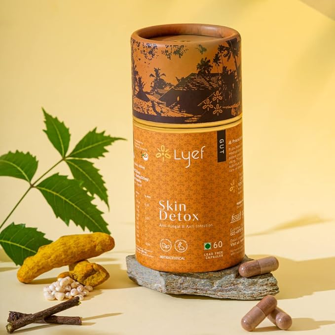 Skin Detox Herbal Supplement 100% Vegan 60 Capsules