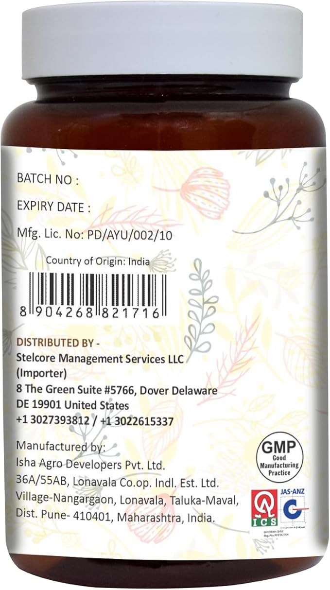 Guggul Vegie Capsule with Arjuna Extract 120 Count 1000 mg