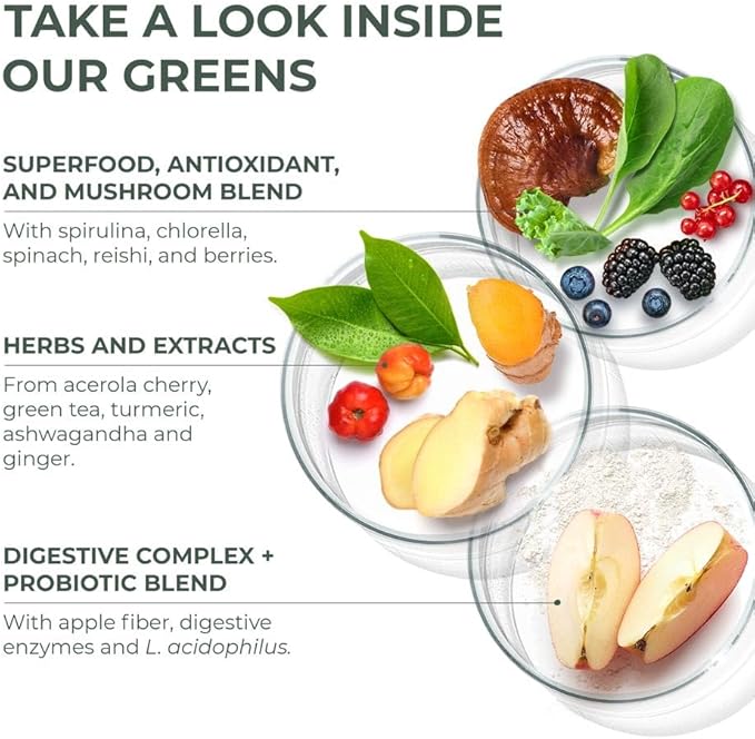 Primal Harvest Super Greens Powder, 30 w/+50 Greens
