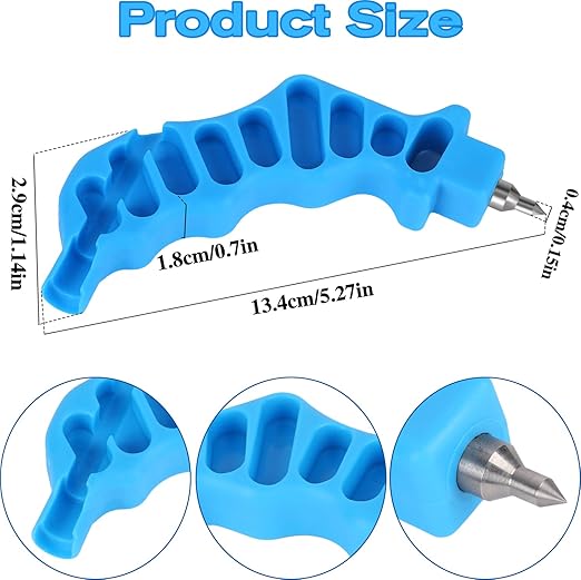 2-in-1 Drip Irrigation Tubing Hole Punch & Fitting Insertion Tool Kit Drip Irrigation Tubing Hole Punch Tool Outdoor Drip Irrigation Pipe Hand Punch for 1/4" Inch PE Tubing Sprinkler Systems