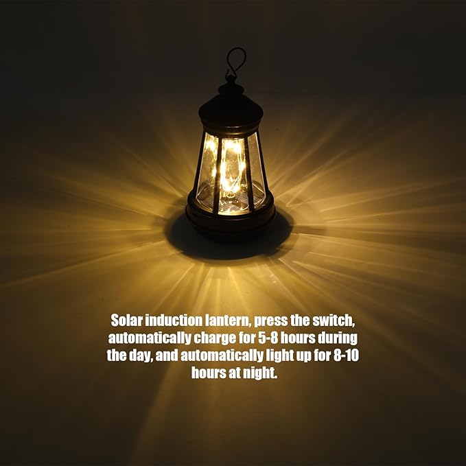 Garden Gnome Statue Solar Light Outdoor Decorations Figurine Welcome Sign with Lantern Sculpture Garden Decor Lawn Patio Yard Porch Outside Housewarming Gifts for Women Mom Grandma