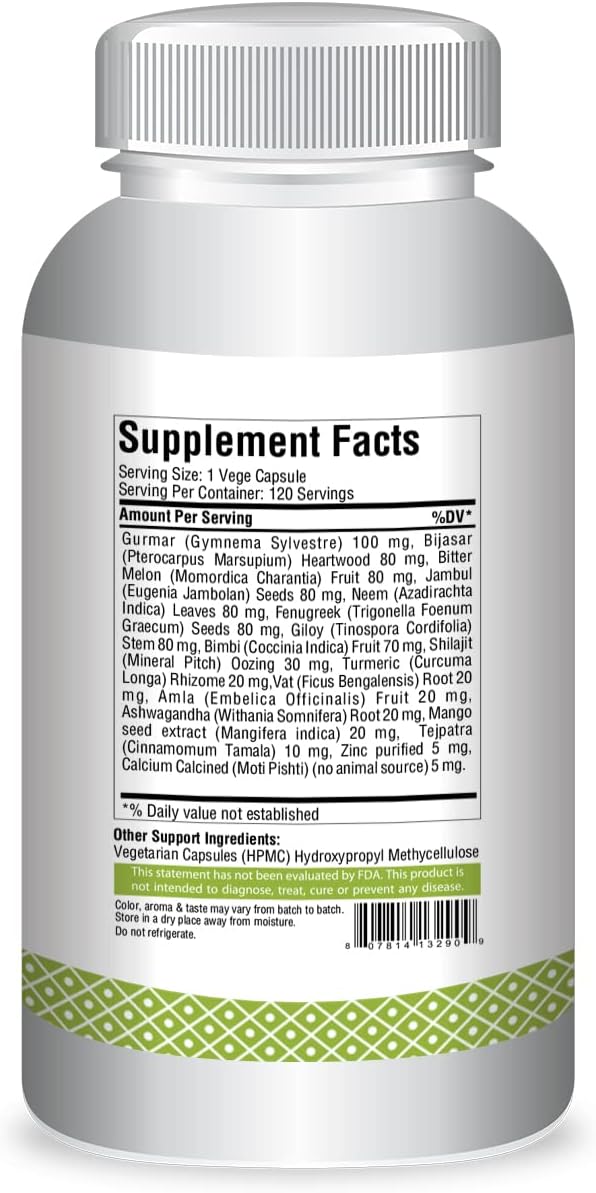 Gluco Health (Ayurvedic Herbal Formulation) 120