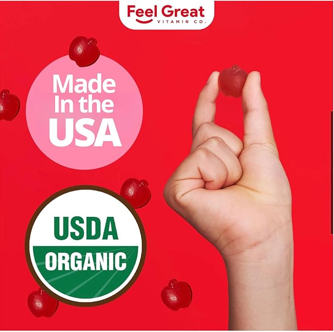 Organic Kids Apple Cider Vinegar Gummies 60 Day