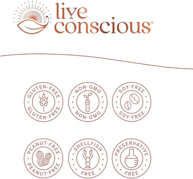 Live Conscious KSM-66 Ashwagandha Supplement w/L Theanine & AlphaWave - ZenWell Everyday Stress Relief, Mood Support, Cognitive, Brain Health - Ashwagandha for Men & Women - 60 Capsules (2-Pack)