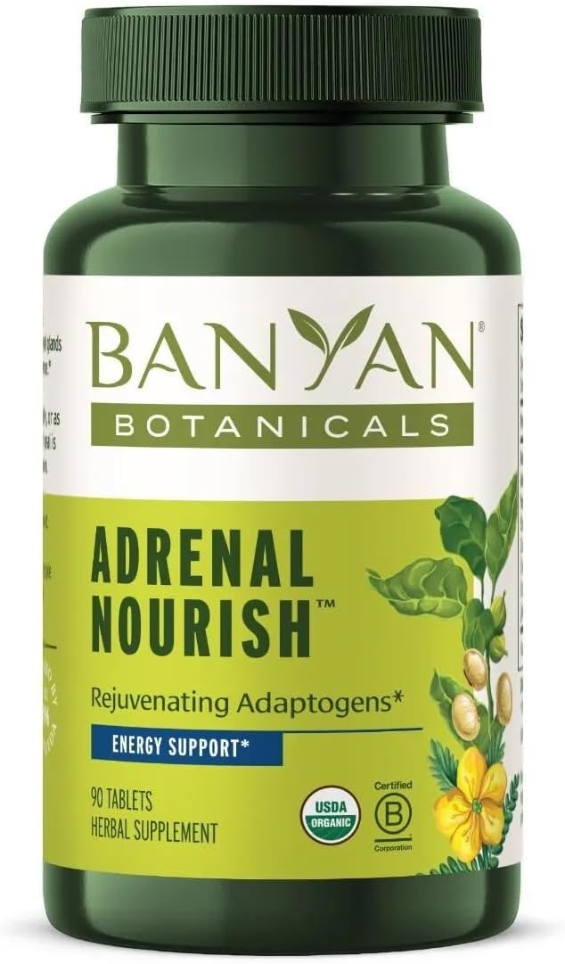 Banyan Botanicals Adrenal Nourish – Organic 90 Tablets