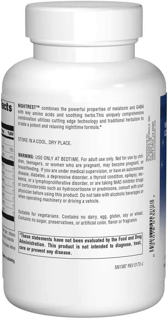 Source Naturals Sleep Science NightRest Multi-Nutrient 200 Tablets
