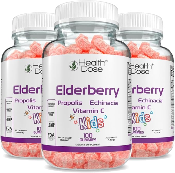 Elderberry Sambucus Gummy Vitamins Kids 100 3
