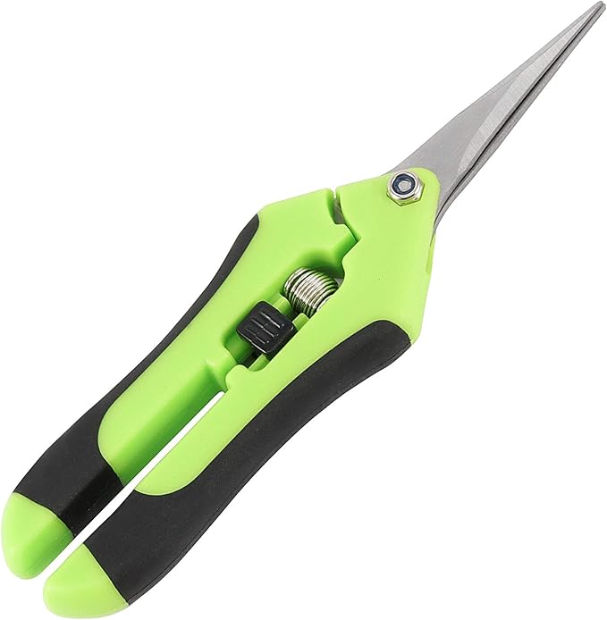 HAKZEON 15 Pack 6.5 Inch Professional Bud Trimming Scissors,Stainless Steel Micro-Tip Gardening Hand Pruners with Straight Blades, for Easy Pruning Garden Tree Pot Plant Flowers