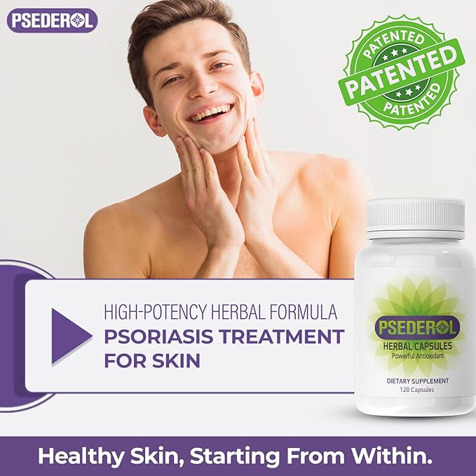 Psoriasis Support for Skin, 120 Herbal 6 Antioxidant