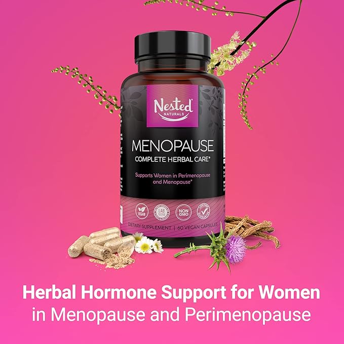 Nested Naturals Menopause Complete Herbal Care 60 Vegan