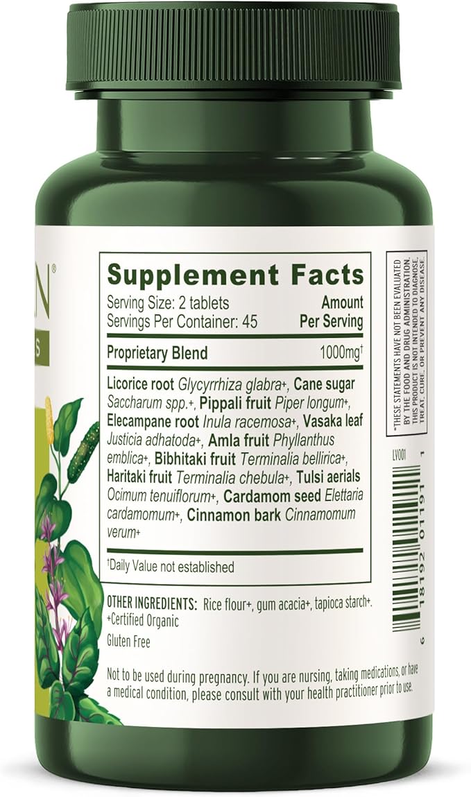 Banyan Botanicals Lung Formula – Organic 90 Tablets