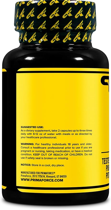 PrimaForce Yohimbine HCl 2.5mg, 90 Capsules