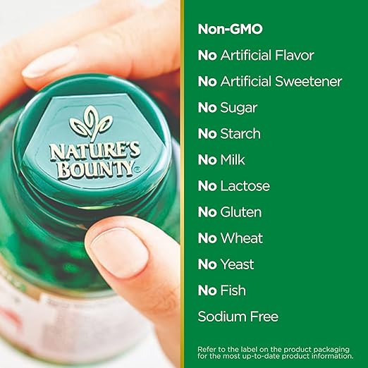 Nature's Bounty Milk Thistle, Herbal Health 1000 mg, 50 Ct