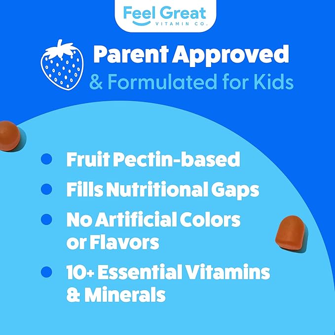 Feel Great Kids Multivitamin Gummies 45 Day