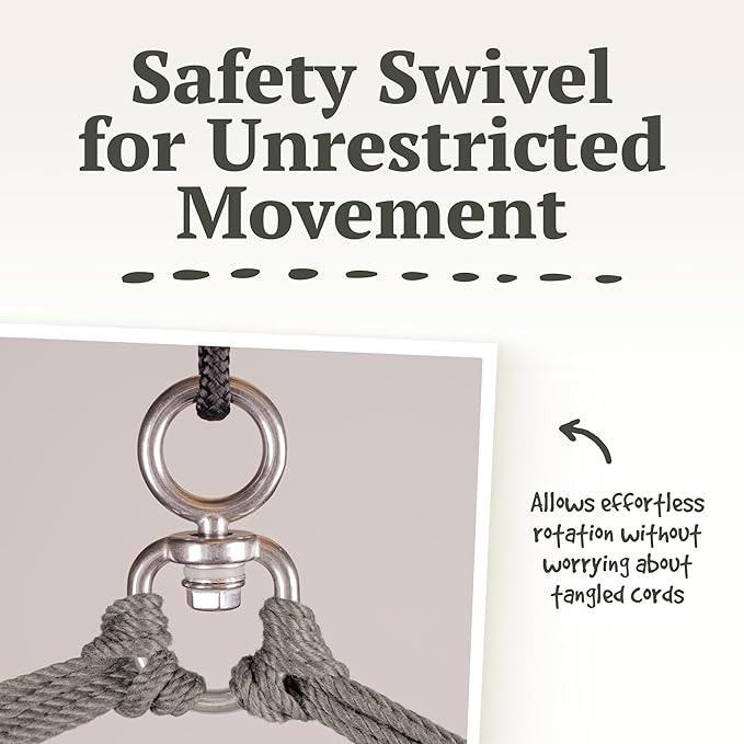 LA SIESTA - XL King Habana Cotton Hammock & Romano Steel Stand - Indoor Outdoor Hanging Chair Swing for Bedroom Porch Balcony - Boho Zebra