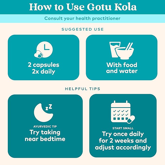 Organic India Gotu Kola Herbal Supplement 90 Capsules