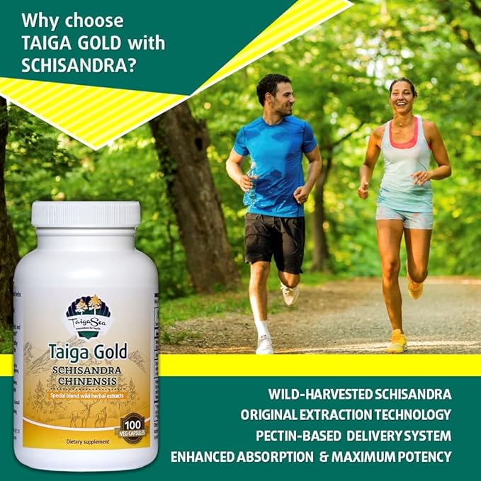 Schisandra Chinensis Supplement, Wild Siberian Herbal 100 Vegetarian