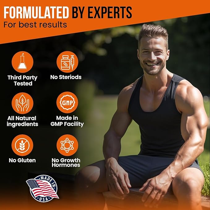 Men's Supplement with Horny Goat Weed, 9 Herbs, 60 Capsules