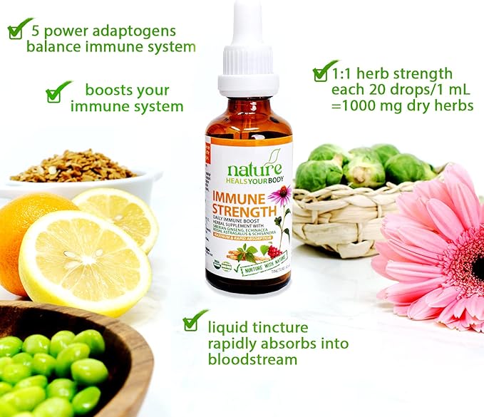 Immune Strength Herbal Tincture – Natural (50 mL)