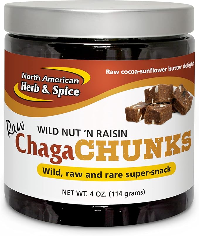 North American Herb & Spice ChagaChunks, 4 oz. 6 Servings